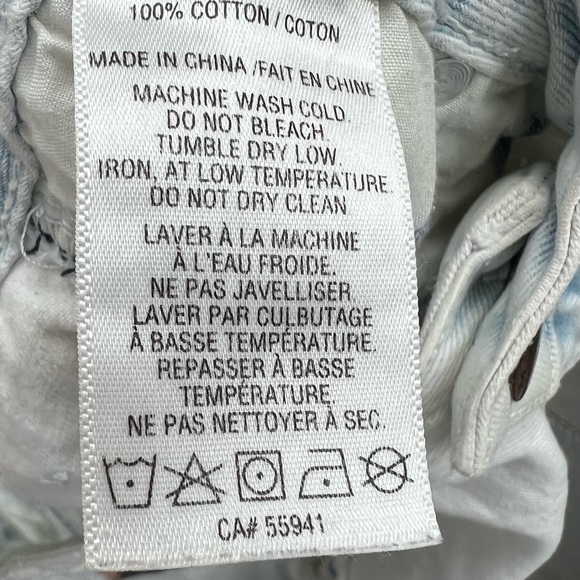 Harlow High Rise Ripped Jean Shorts - Picture 4 of 5